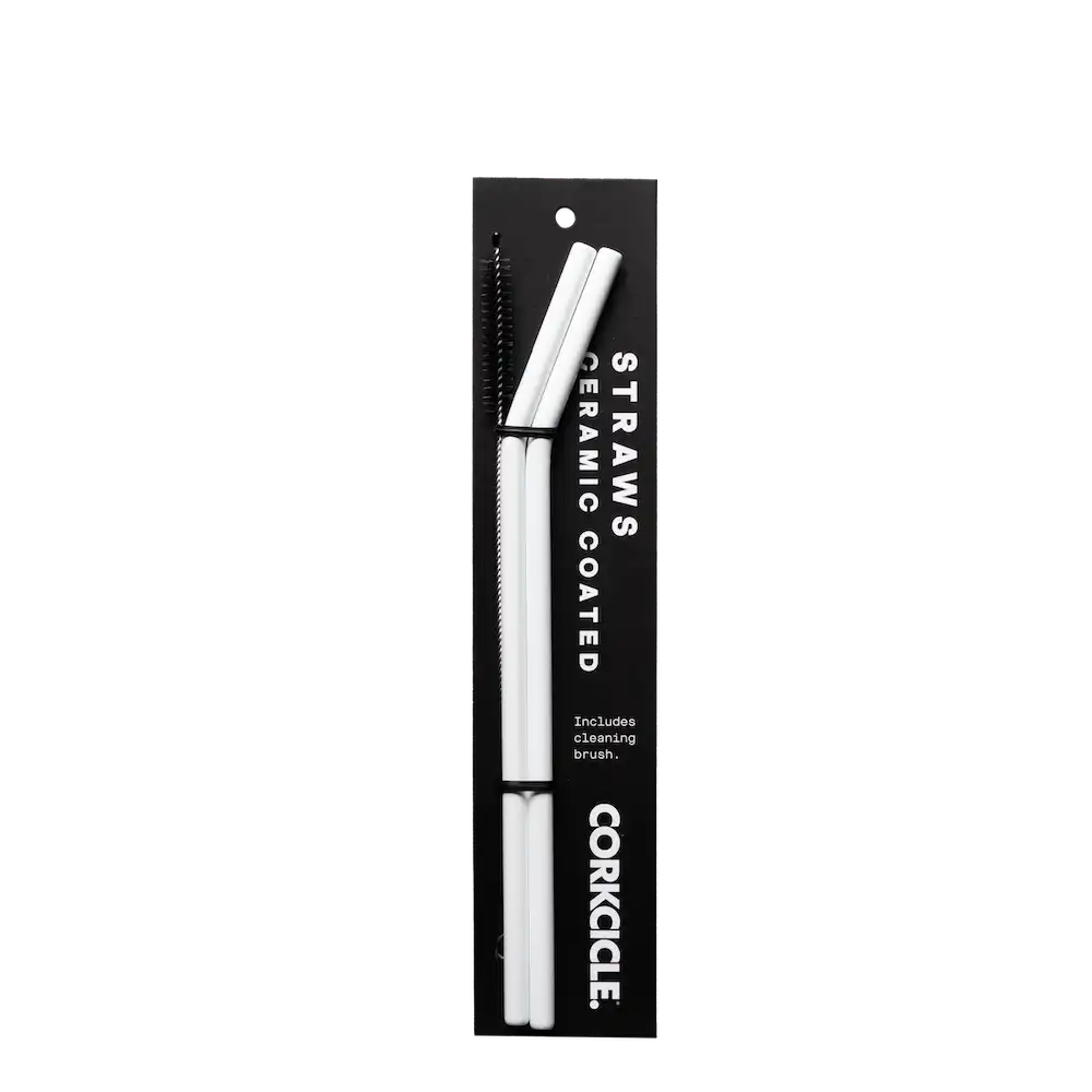 Ceramic Coated Straw Set