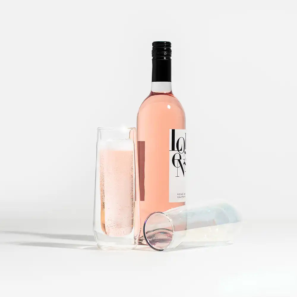 Stemless Flute Glass Set (2)